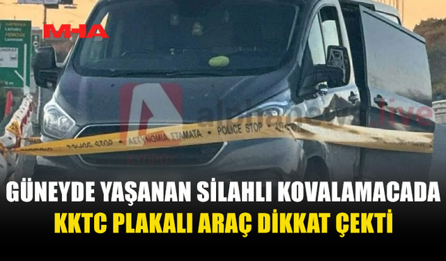 GÜNEY KIBRIS'TA KKTC PLAKALI ARAÇ DUR İHTARINA UYMADI