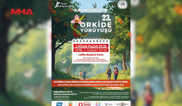 LEFKE’DE 23. ORKİDE YÜRÜYÜŞÜ DÜZENLENİYOR