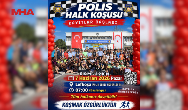 4’ÜNCÜ GELENEKSEL POLİS-HALK KOŞUSU İÇİN KAYITLAR BAŞLADI