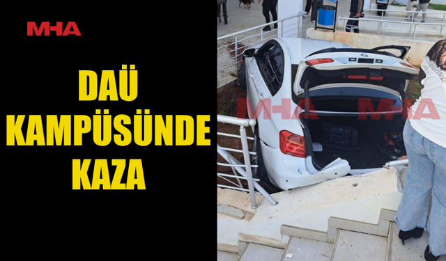 DAÜ’DE KORKUTAN KAZA: YAYALAR YARALANDI