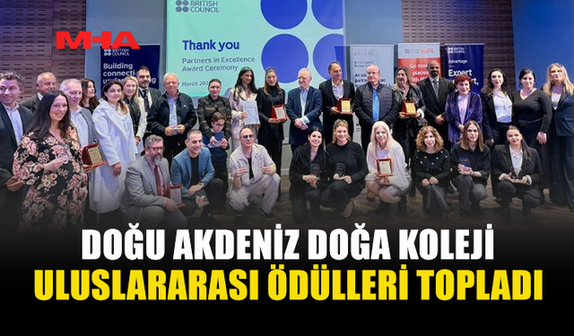 DOĞU AKDENİZ DOĞA KOLEJİ’NDEN ULUSLARARASI ALANDA ÜÇ ÖDÜLLÜ BÜYÜK BAŞARI