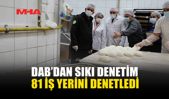 DEĞİRMENLİK AKINCILAR BELEDİYESİ SAĞLIK ŞUBESİ, 81 İŞ YERİNİ DENETLEDİ