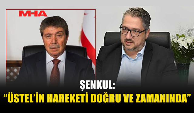 ŞENKUL: “PROTESTOYA DA KARŞILAMAYA DA KARŞIYIM”