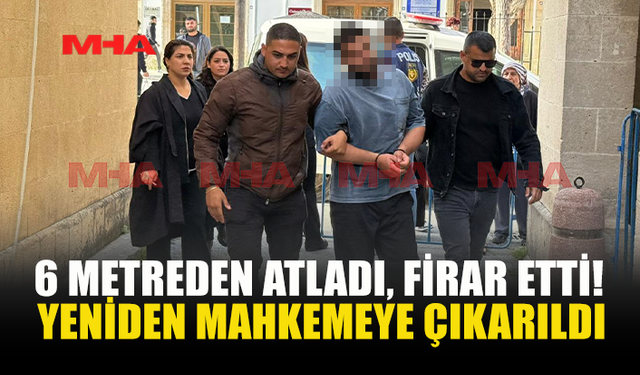 HASTANE TUVALETİNDEN KAÇTI, AYNI GÜN YAKALANDI