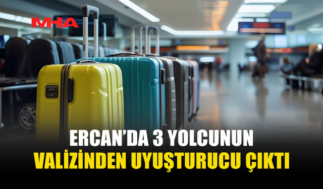 HAVALİMANINDA 3 KİŞİ UY*ŞTURUCUYLA YAKALANDI