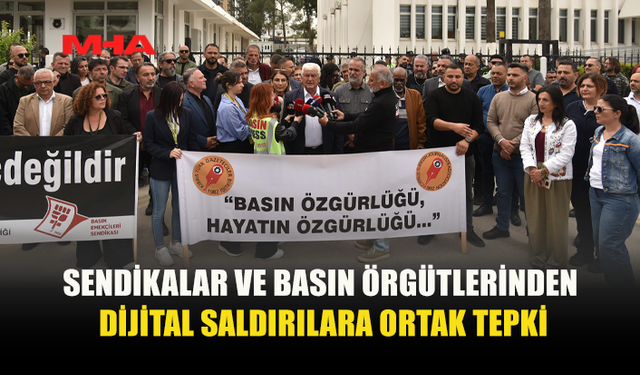 GAZETECİLERE YÖNELİK HESAP SALDIRILARI PROTESTO EDİLDİ