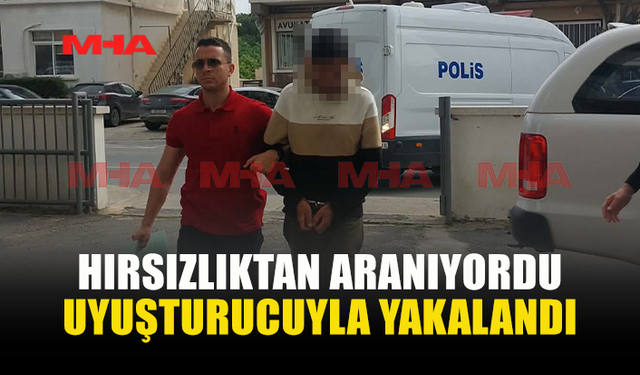 HIRSIZLIKTAN ARANAN ZANLININ ÜZERİNDE MADDE ÇIKTI