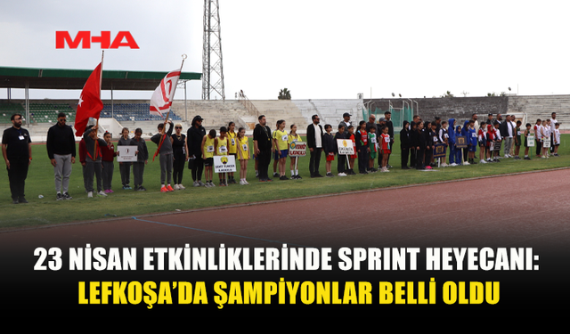 LEFKOŞA ATATÜRK STADYUMU’NDA NEFES KESEN YARIŞ