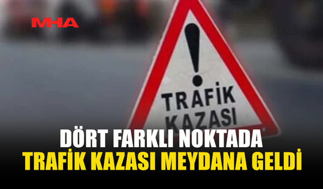 PEŞ PEŞE TRAFİK KAZALARI: DİKKATSİZLİK VE ALKOLÜN ETKİSİ ÖNE ÇIKTI