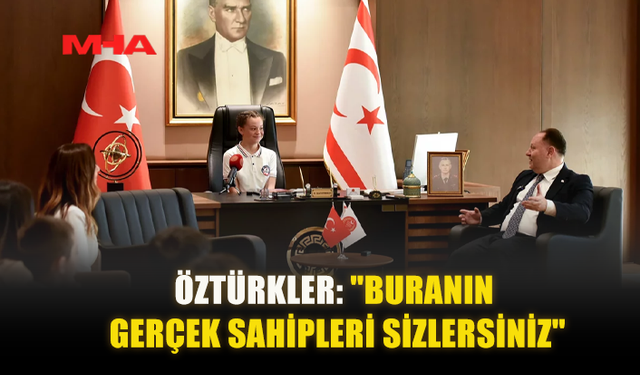 ÖZTÜRKLER, MAKAMINI ŞHT. YALÇIN İLKOKULU ÖĞRENCİSİ RANA DALAY'A DEVRETTİ