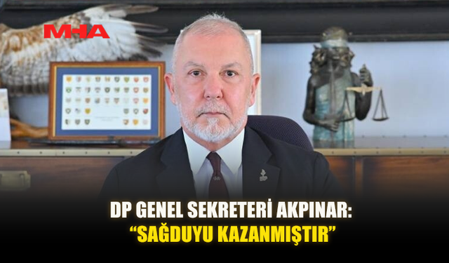 AKPINAR: SÜREÇ YENİDEN ORTAK AKILLA ŞEKİLLENECEKTİR