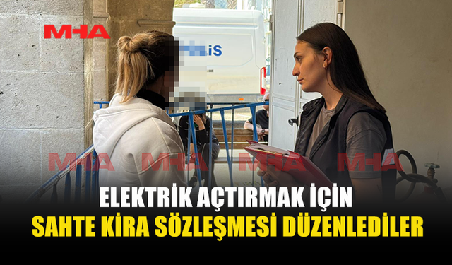 GİRNE’DE ELEKTRİK AÇTIRMAK İÇİN RESMİ BELGEYİ SAHTELEDİLER