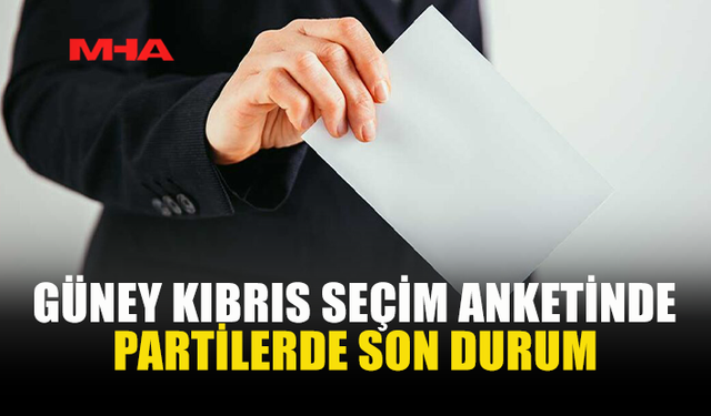 GÜNEY KIBRIS SEÇİM YARIŞINDA SON TABLO