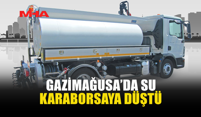 TANKERCİLER 1 TON SU İÇİN 5 BİN TL İSTİYOR