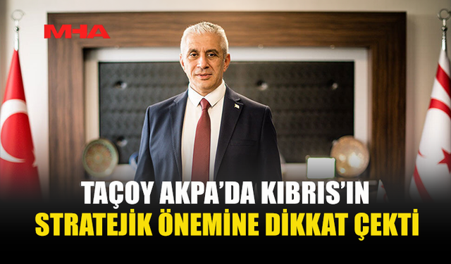 TAÇOY: EŞİTLİK OLMADAN ÇÖZÜM OLMAZ