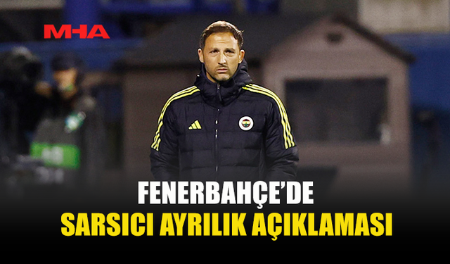 FENERBAHÇE DOMENİCO TEDESCO İLE YOLLARINI AYIRDI