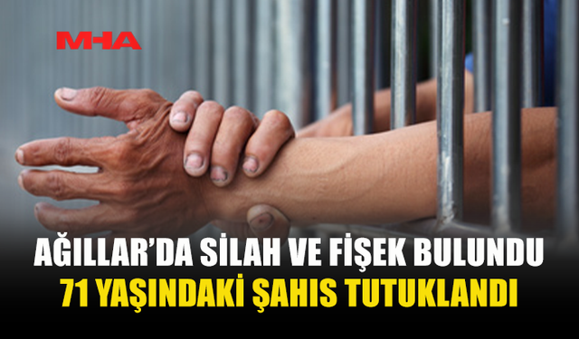 AĞILLAR’DA  FİŞEK VE HAVA TÜFEĞİ ELE GEÇİRİLDİ