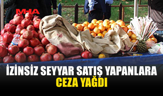 POLİSTEN SEYYAR SATICILARA SIKI DENETİM