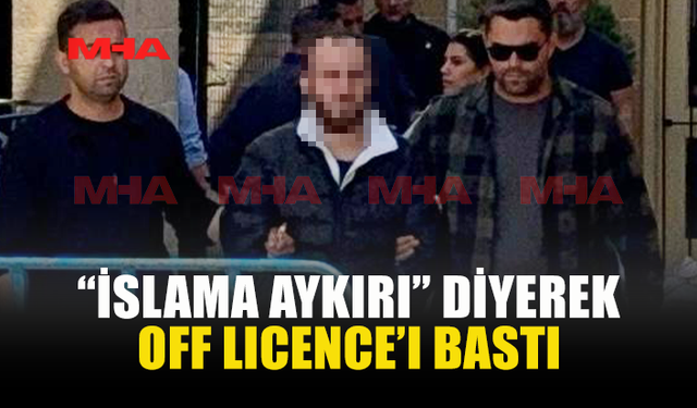 TORNAVİDA İLE RAFLARA SALDIRDI, İÇKİLERİ TEK TEK PARÇALADI