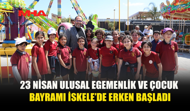 İSKELE BELEDİYE BAŞKANI SADIKOĞLU, LUNAPARK EĞLENCESİNDE ÇOCUKLARI YALNIZ BIRAKMADI