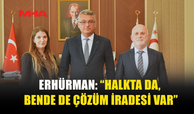 CUMHURBAŞKANI ERHÜRMAN TAK'A KONUŞTU