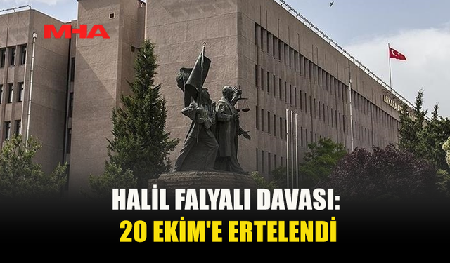 HALİL FALYALI “SUÇ ÖRGÜTÜ” DAVASI 20 EKİM'E ERTELENDİ