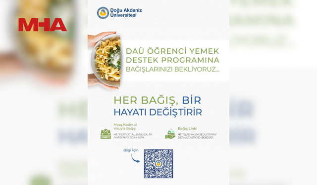 DAÜ ÜCRETSİZ YEMEK PROGRAMI DEVAM EDİYOR
