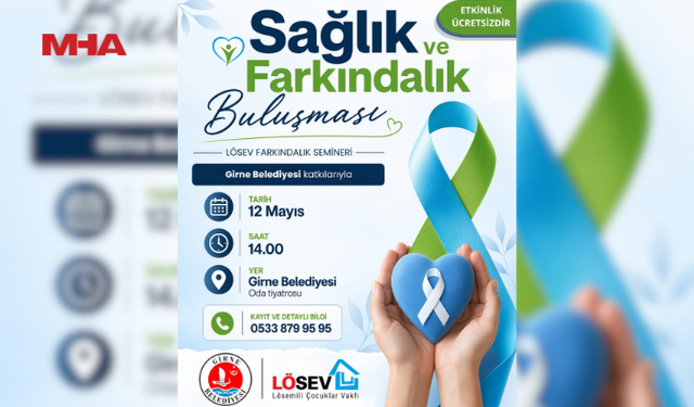 GİRNE’DE SAĞLIK VE FARKINDALIK BULUŞMASI DÜZENLENİYOR