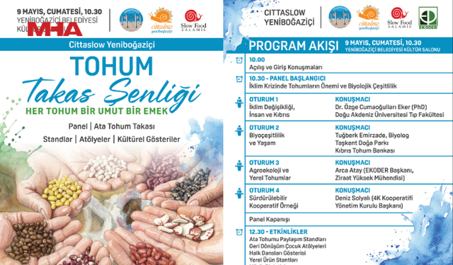 CİTTASLOW YENİBOĞAZİÇİ BELEDİYESİ TOHUM TAKAS ŞENLİĞİ 9 MAYIS’TA DÜZENLENİYOR