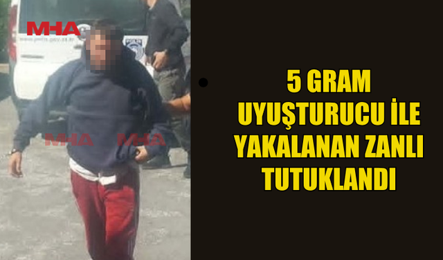 301 ELEKTRONİK SİGARA VE UY*ŞTURUCU İLE YAKALANAN ŞAHIS TUTUKLANDI
