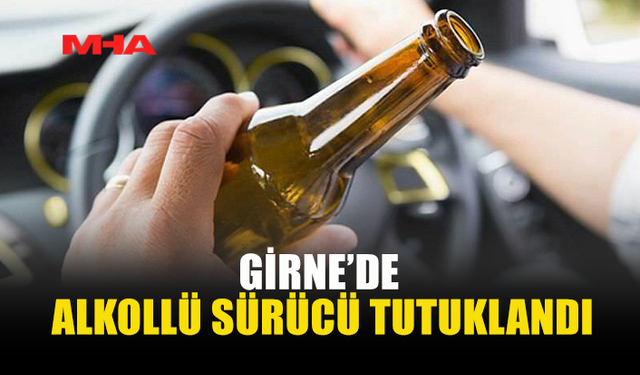 GİRNE'DE ALKOLLÜ SÜRÜCÜ KAZAYA NEDEN OLDU