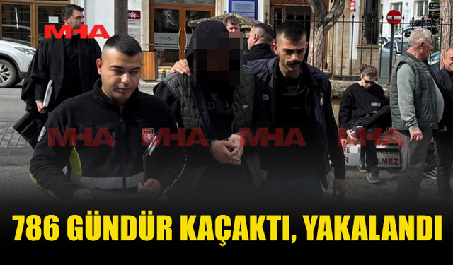 786 GÜNDÜR KAÇAK YAŞAYAN ZANLI YAKALANDI