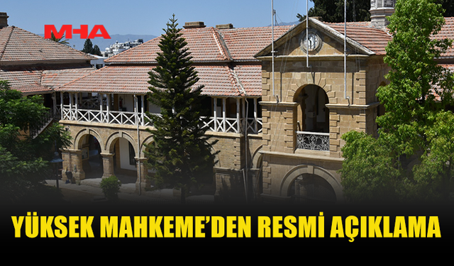 YÜKSEK MAHKEME’DEN MASUMİYET KARİNESİ AÇIKLAMASI
