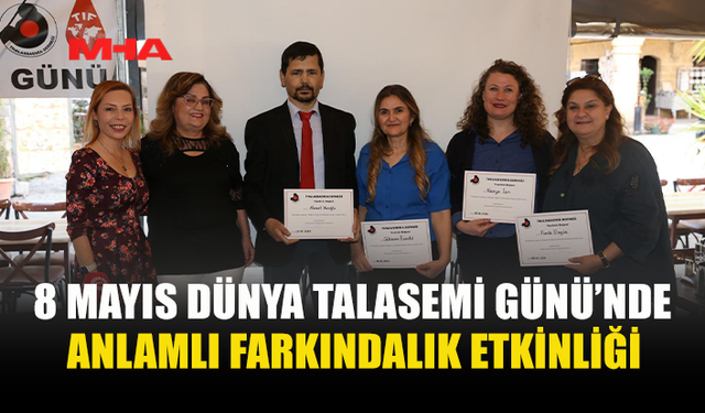 DÜNYA TALASEMİ GÜNÜ’NDE FARKINDALIK MESAJI