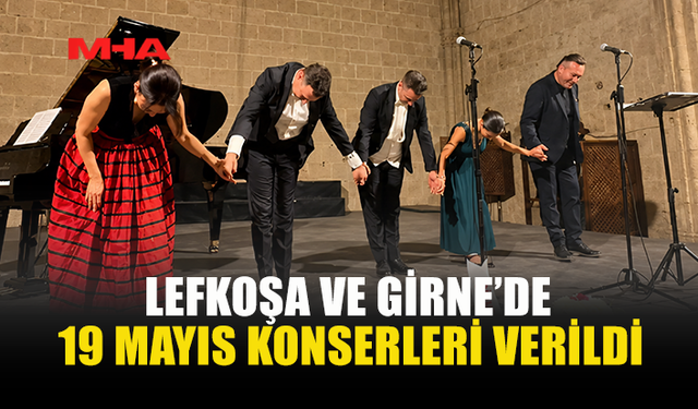 LEFKOŞA VE GİRNE’DE 19 MAYIS COŞKUSU SAHNEYE TAŞINDI