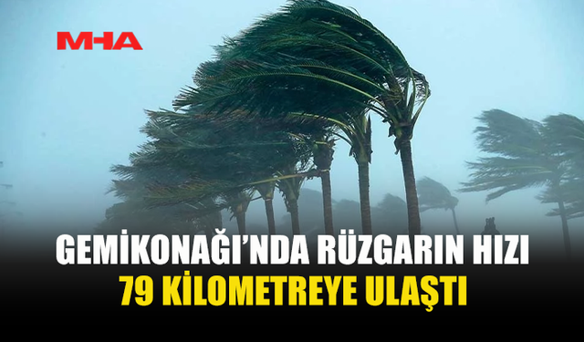 ŞİDDETLİ RÜZGAR ÜLKE GENELİNDE ETKİLİ OLDU