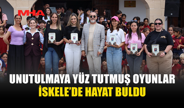 GELENEKSEL ÇOCUK OYUNLARI İSKELE’DE YENİDEN HAYAT BULDU