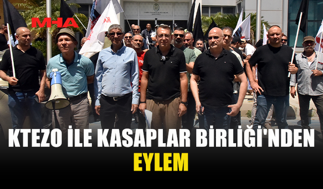 KTEZO VE KASAPLAR BİRLİĞİ ARTAN ET FİYATLARI İÇİN EYLEM YAPTI