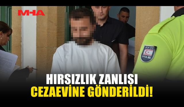 HIRSIZLIK ZANLISI TUTUKLU YARGILANACAK