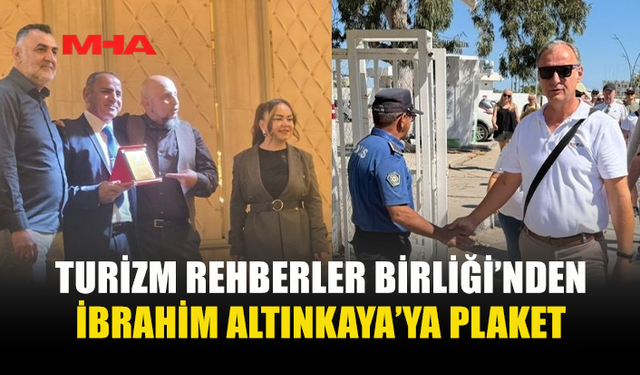 MARAŞ BÖLGESİNDE GÖREVLİ POLİSE ANLAMLI PLAKET