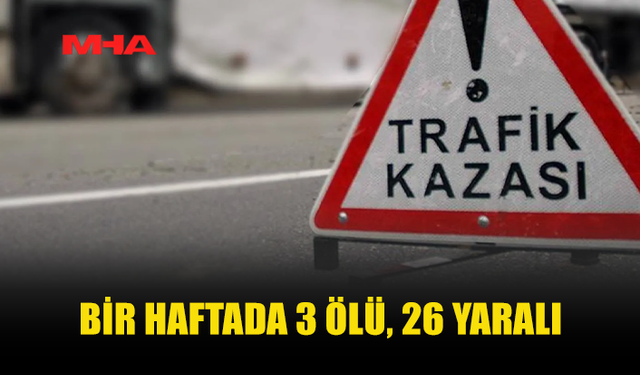 HASTALIK TRAFİK RAPORLARI AÇIKLANDI