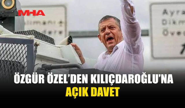 ÖZGÜR ÖZEL’DEN İZMİR’DE SERT MESAJLAR