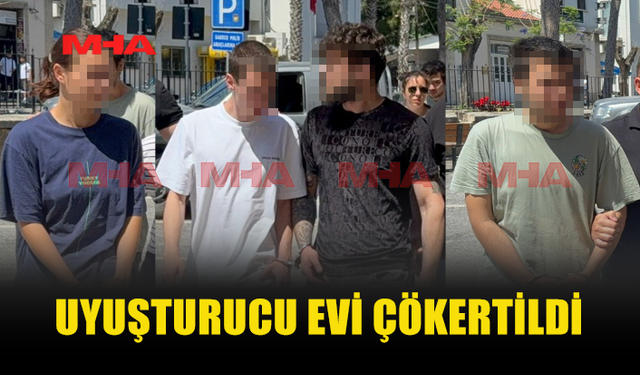 KOKAİN, MDMA VE HİNTKENEVİRİ HEPSİ AYNI EVDE!