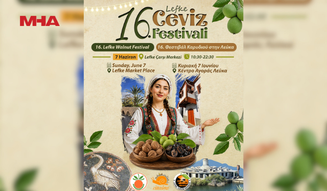 LEFKE CEVİZ FESTİVALİ, PAZAR GÜNÜ YAPILACAK