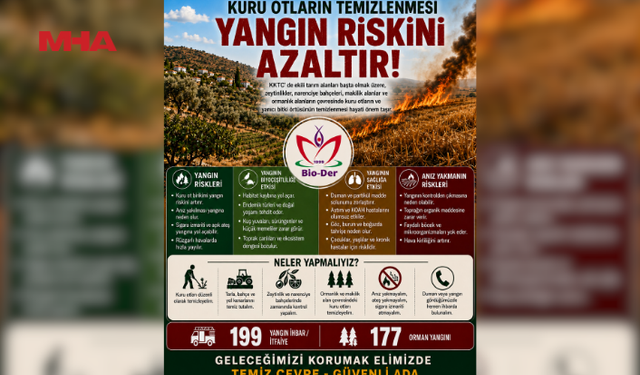 BİYOLOGLAR DERNEĞİ: KURU OTLAR YANGIN RİSKİNİ ARTIRIYOR