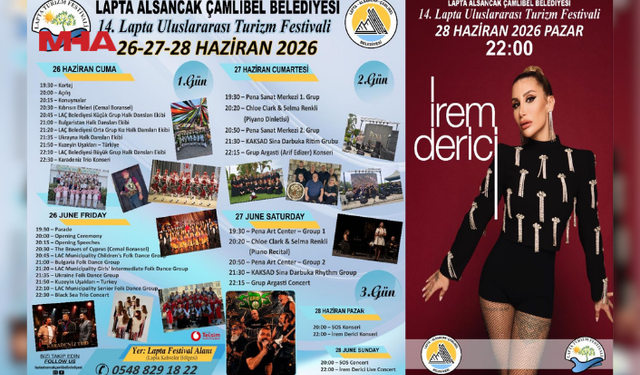 LAPTA TURİZM FESTİVALİ YARIN BAŞLIYOR