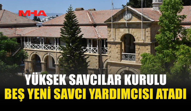 BEŞ YENİ SAVCI YARDIMCISI GÖREVE BAŞLIYOR