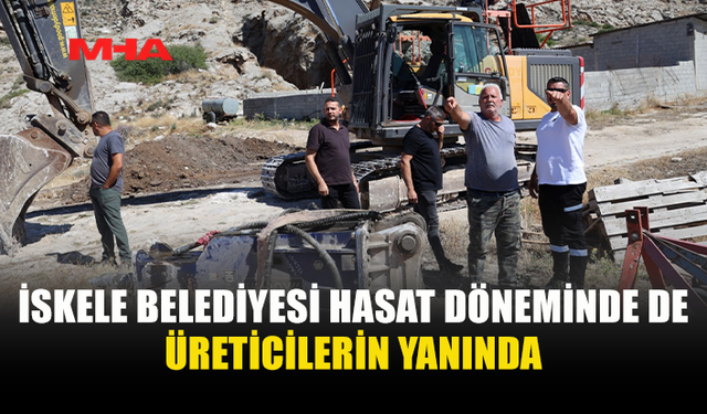İSKELE'DE OVA YOLLARINDA İYİLEŞTİRME ÇALIŞMALARI BAŞLADI