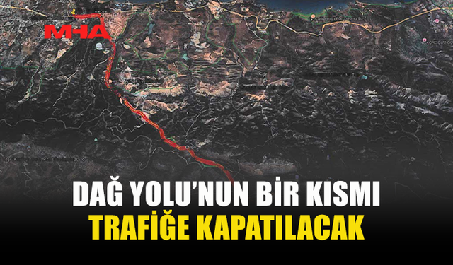 GİRNE DAĞ YOLUNDA TRAFİK DÜZENLEMESİ BAŞLIYOR