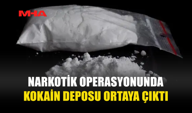 3 KİLODAN FAZLA KOKAİN ELE GEÇİRİLDİ